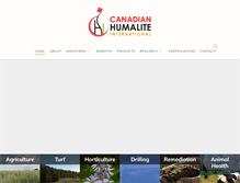 Tablet Screenshot of canadianhumaliteinternational.com